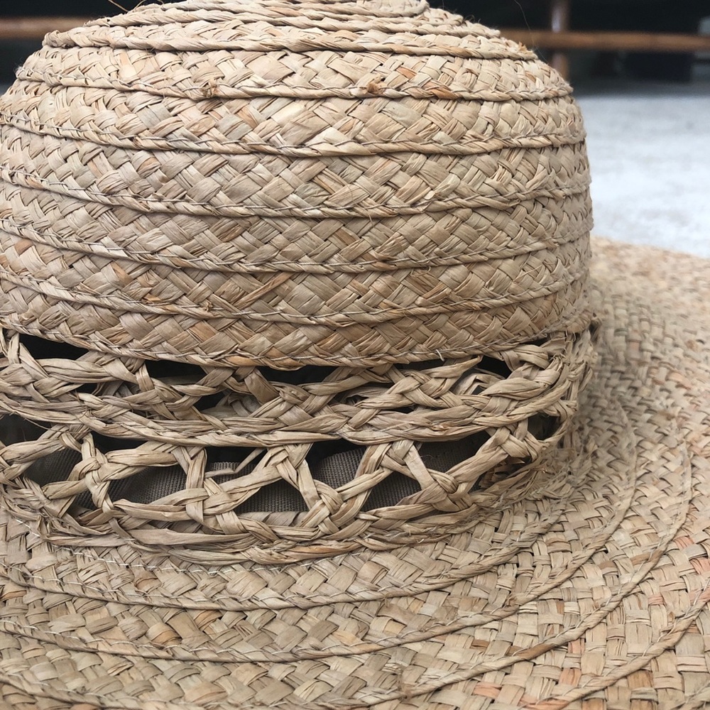 J Crew Raffia Straw Sun Hat